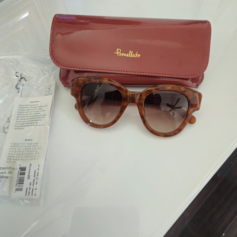 Pomellato Tortoiseshell Sunglasses with Case